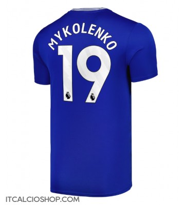 Everton Vitaliy Mykolenko #19 Prima Maglia 2024-25 Manica Corta